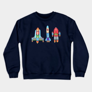 Spaceships Crewneck Sweatshirt